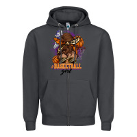 Smoke Messy bun Basketball girl Zipper Hoodie - HowdyJamesFarm