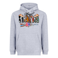 Heather Grey Blessed Nana Heavyweight Hoodie - CowCowDesign