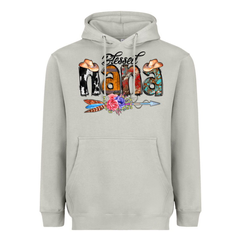 Blessed Nana Heavyweight Hoodie by CowCowDesign | Teevron