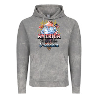 Cloud Rock America ice cream Vintage Hoodie - NancyCooperArtShop