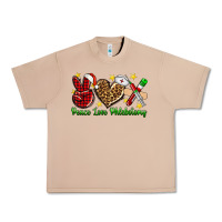 Burro Peace love Phlebotomy Christmas Urban Heavy Tee - NancyCooperArtShop