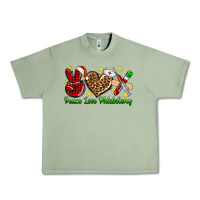 Oil Green Peace love Phlebotomy Christmas Urban Heavy Tee - NancyCooperArtShop