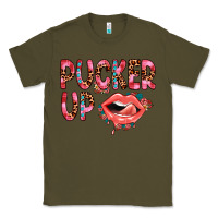 Army Green pucker up Classic Tee - JahusDesignShop