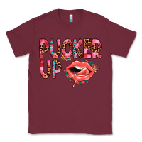 Burgundy pucker up Classic Tee - JahusDesignShop