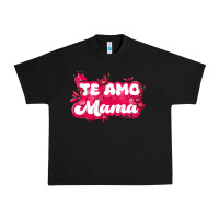 Black te amo mama Urban Heavy Tee - JahusDesignShop