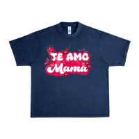 Navy te amo mama Urban Heavy Tee - JahusDesignShop