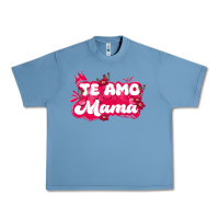 Pebble Blue te amo mama Urban Heavy Tee - JahusDesignShop