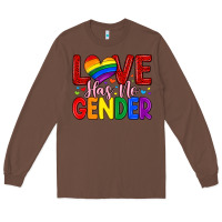 Chestnut love has no gender Long Sleeve Tee - Artiststas
