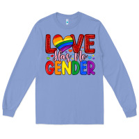 Colony Blue love has no gender Long Sleeve Tee - Artiststas