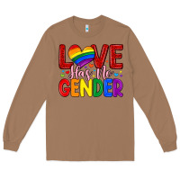 Toasted Coconut love has no gender Long Sleeve Tee - Artiststas