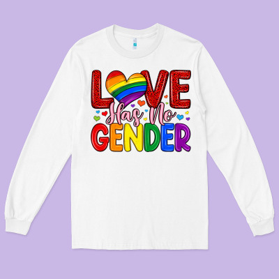 Love Has No Gender Long Sleeve Tee Designed By Artiststas