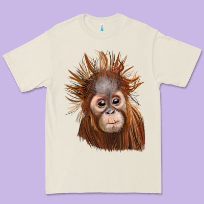 Baby Orangutan Premium Tee Designed By Lillyallendesigns