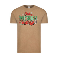 Vintage Coffee one merry nurse Vintage Tee - MaliasSmallBusiness