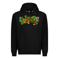 Black Western lucky St. Patrick's Day Premium Hoodie - CowGirlArtShop