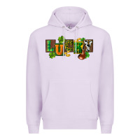 Lilac Western lucky St. Patrick's Day Premium Hoodie - CowGirlArtShop