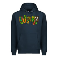 Navy Western lucky St. Patrick's Day Premium Hoodie - CowGirlArtShop
