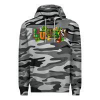 Slate Camo Western lucky St. Patrick's Day Premium Hoodie - CowGirlArtShop