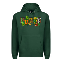 Sports Green Western lucky St. Patrick's Day Premium Hoodie - CowGirlArtShop