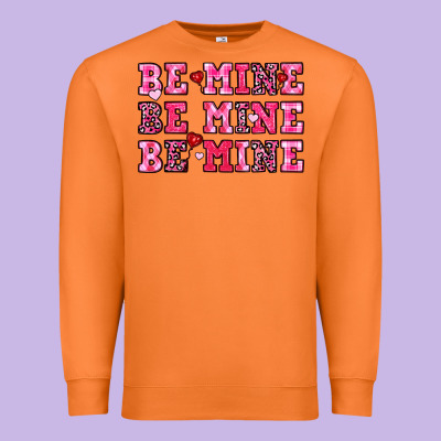 Be Mine Premium Sweatshirt Designed By Oliviacreatesart