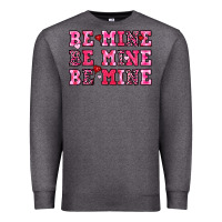 Charcoal Heather be mine Premium Sweatshirt - OliviaCreatesArt