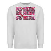 Dove Grey be mine Premium Sweatshirt - OliviaCreatesArt