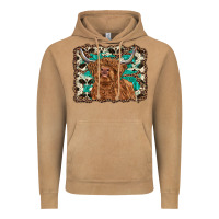Vintage Camel highland cow western background Vintage Hoodie - RanaPortraitStore