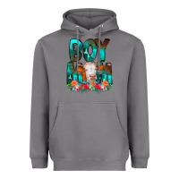 Storm Boy Mom Flowers Cow Heavyweight Hoodie - CowCowDesign