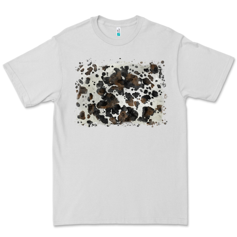 Cowhide Background Premium Tee by BarkalooDesign | Teevron