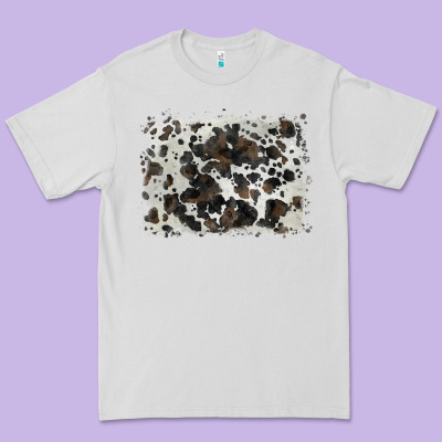 Cowhide Background Premium Tee Designed By Barkaloodesign