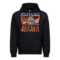 Black football mama Urban Hoodie - CowhideDigitalArt