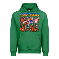 Emerald football mama Urban Hoodie - CowhideDigitalArt