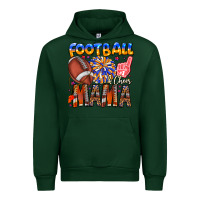 Forest Green football mama Urban Hoodie - CowhideDigitalArt