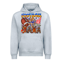 Heather Grey football mama Urban Hoodie - CowhideDigitalArt