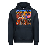 Navy football mama Urban Hoodie - CowhideDigitalArt
