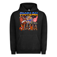 Pigment Black football mama Urban Hoodie - CowhideDigitalArt