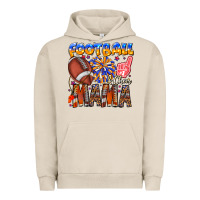 Pigment French Oak football mama Urban Hoodie - CowhideDigitalArt