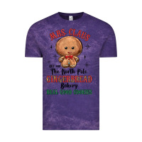 Cloud Purple mrs claus the north pole gingerbread bakery real g Vintage Tee - MaliasSmallBusiness