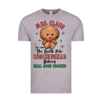 Mrs Claus The North Pole Gingerbread Bakery Real G Vintage Tee | Teevron
