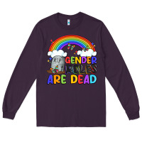 Plum gender roles are dead Long Sleeve Tee - Artiststas