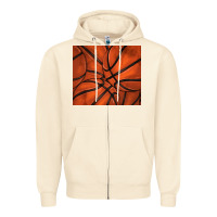 Sandshell distressed basketball pattern Zipper Hoodie - TumblerDesignByShophia