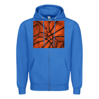 True Royal distressed basketball pattern Zipper Hoodie - TumblerDesignByShophia