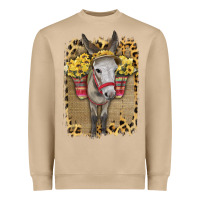 Mushroom Donkey With Sunflowers Heavyweight Sweatshirt - Bettercallsaul