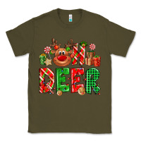Army Green Oh deer Reindeer Classic Tee - NancyCooperArtShop