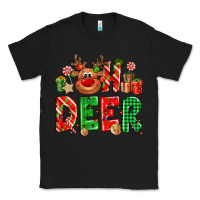 Black Oh deer Reindeer Classic Tee - NancyCooperArtShop
