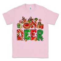 Bubblegum Pink Oh deer Reindeer Classic Tee - NancyCooperArtShop