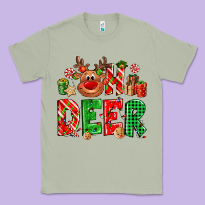 Oh Deer Reindeer Classic Tee Designed By Nancycooperartshop