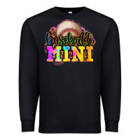 Black baseball mini Premium Sweatshirt - OliviaCreatesArt
