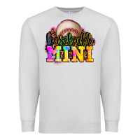 Dove Grey baseball mini Premium Sweatshirt - OliviaCreatesArt