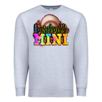 Heather Grey baseball mini Premium Sweatshirt - OliviaCreatesArt