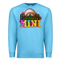 Ocean Blue baseball mini Premium Sweatshirt - OliviaCreatesArt